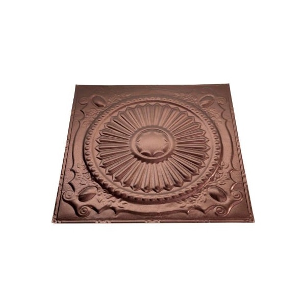 Acoustic Ceiling Products Great Lakes Tin Toronto 2' X 2' Lay-in Tin Ceiling Tile in Penny Vein - Y59-05 Y59-05 - main